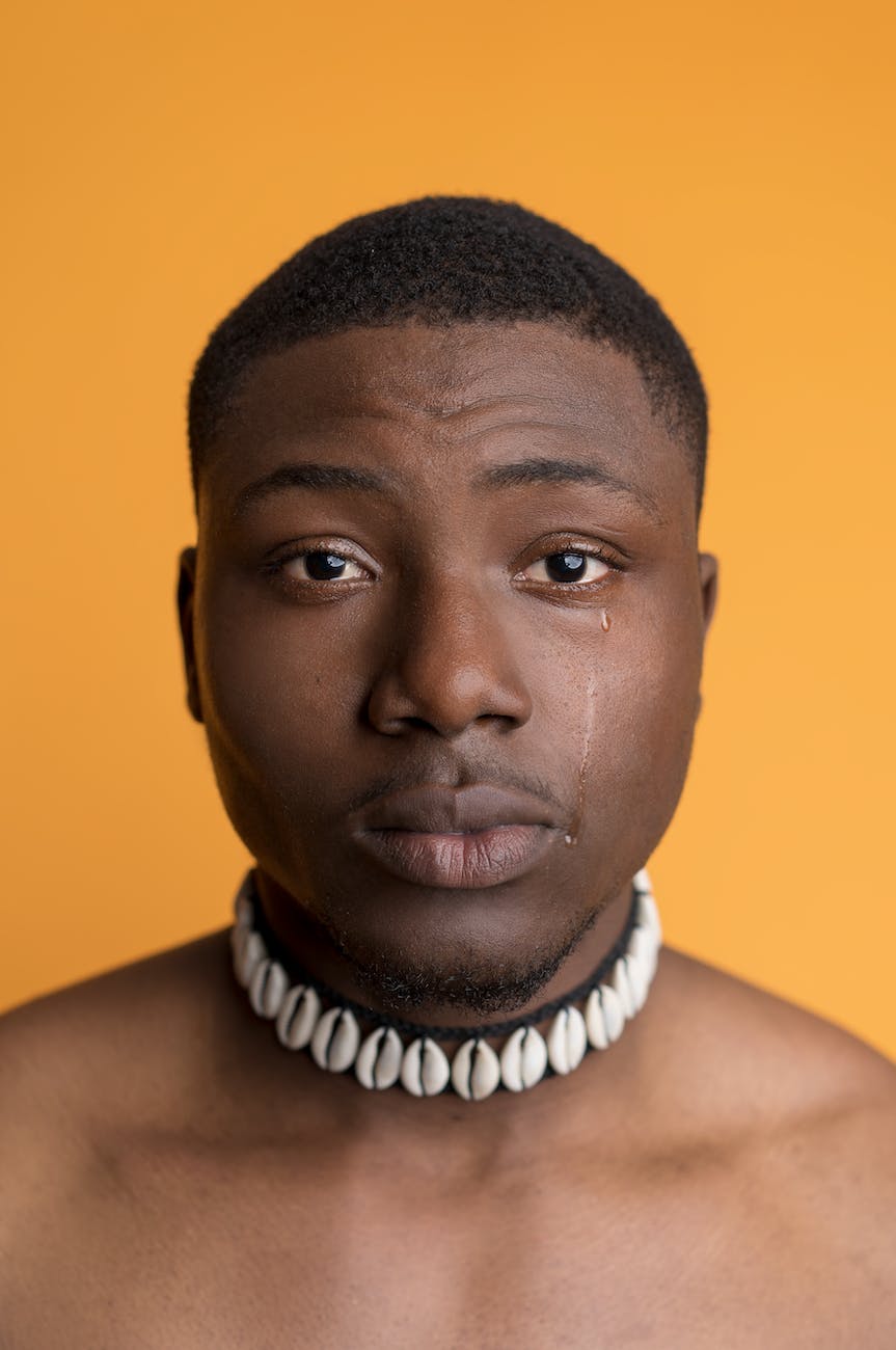 Photo by Shan Patel on <a href="https://www.pexels.com/photo/portrait-of-man-wearing-shell-choker-necklace-2876486/" rel="nofollow">Pexels.com</a>